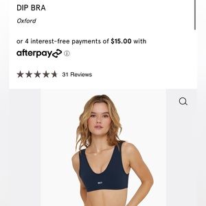 Set Active Dip Bra Oxford